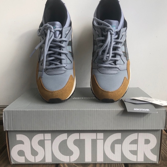 Mens Asics Gel-Lyte V - Grey/Teal/Wheat Size 7.5 - Picture 2 of 9